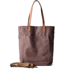 mens designer tote bags Dark Brown Mens Canvas Tote Tote bag On Shoulder Mens Canvas Work Tote Bags for Men