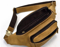 COOL LEATHER MENS FANNY PACK FOR MEN BUMBAG Vintage WAIST BAGS for Men