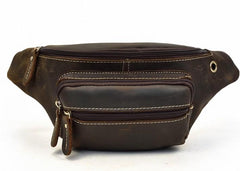 COOL LEATHER MENS FANNY PACK FOR MEN BUMBAG Vintage WAIST BAGS for Men