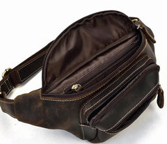 COOL LEATHER MENS FANNY PACK FOR MEN BUMBAG Vintage WAIST BAGS for Men