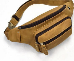 COOL LEATHER MENS FANNY PACK FOR MEN BUMBAG Vintage WAIST BAGS for Men