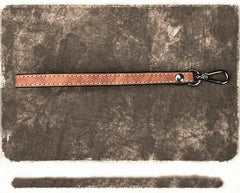COOL MEN LEATHER ZIPPER LONG CLUTCH WALLETS ZIPPER VINTAGE Brown Envelope Bag FOR MEN - imessengerbags