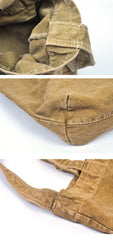 Vintage Canvas Mens Womens Yellow Denim Bag Shoulder Tote Bag Messenger Bag Blue HandBag For Men and Women - imessengerbags