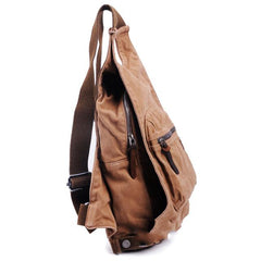 Canvas Dark Blue Mens Hiking Backpack School Backpack Green College Backpack For Men - imessengerbags