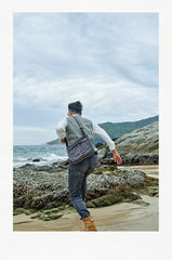 Canvas Cool Mens Small Square Side Bag Canvas Messenger Bags Canvas Travel Courier Bags for Men - imessengerbags