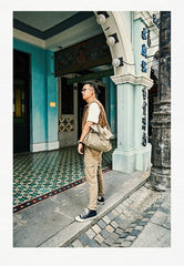 Canvas Mens 14 inches Side Bags Canvas Satchel Messenger Bags Canvas Travel Courier Bag for Men - imessengerbags