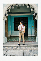 Canvas Mens Small Green Side Bag Canvas Messenger Bags Canvas Travel Courier Bag for Men - imessengerbags