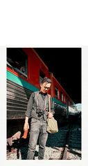 Canvas Cool Mens Green Side Bags Canvas Leather Messenger Bags Canvas Travel Courier Bag for Men