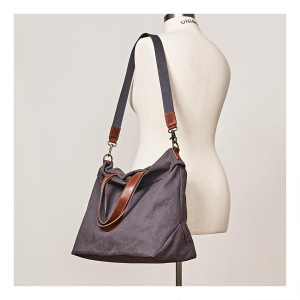 Canvas Cool Mens Tote Bag 14 inches Canvas Handbag Canvas Messenger Bag for Men Women - imessengerbags