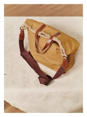 Canvas Cool Mens Tote Bag 14 inches Canvas Handbag Canvas Tote for Men Women - imessengerbags