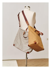 Canvas Cool Mens Tote Bag 14 inches Canvas Handbag Canvas Tote for Men Women - imessengerbags