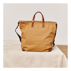 Canvas Cool Mens Tote Bag 14 inches Canvas Handbag Canvas Tote for Men Women - imessengerbags