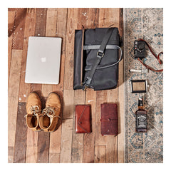 Cool Black Nylon Mens 15 inches Large Messenger Bag Briefcase Handbag Nylon Travel Green Shoulder Bag for Men - imessengerbags