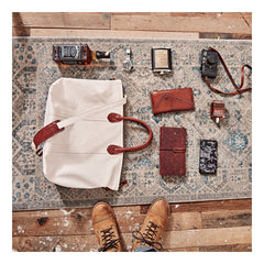 Cool Canvas Leather Mens Tote Bag 15'' Messenger Bags Handbag Canvas Tote Shoulder Bag for Men Women - imessengerbags