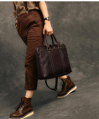 Coffee Leather Mens 15