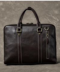 Coffee Leather Mens 15