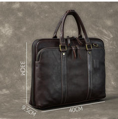 Coffee Leather Mens 15