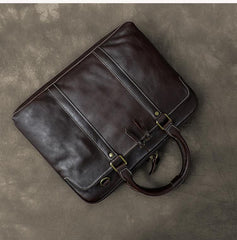 Coffee Leather Mens 15