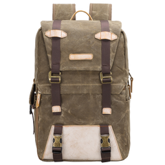 CANVAS WATERPROOF MENS CANON CAMERA BACKPACK 15'' LARGE NIKON CAMERA BAG DSLR CAMERA BAG FOR MEN - imessengerbags