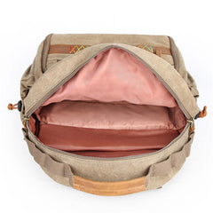 GREEN LARGE CANVAS WATERPROOF MENS CANON CAMERA BACKPACK NIKON CAMERA BAG DSLR CAMERA BAG FOR MEN - imessengerbags
