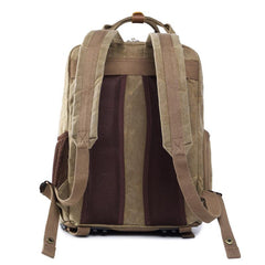 Green LARGE CANVAS WATERPROOF 15'' MENS DSLR CAMERA BAG CANON CAMERA BACKPACK NIKON CAMERA BAG FOR Women - imessengerbags