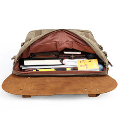 GREEN LARGE CANVAS WATERPROOF MENS CANON CAMERA BACKPACK NIKON CAMERA BAG DSLR CAMERA BAG FOR Women - imessengerbags
