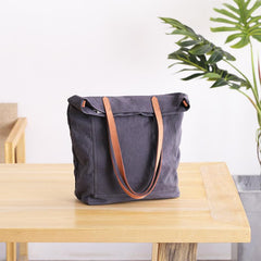 Canvas Leather Mens Womens Large White Handbag Tote Bag Khaki Shoulder Tote Purse For Men - imessengerbags