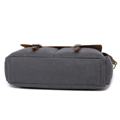 Canvas Leather Mens Womens Handbag Briefcase Bag Side Bag Travel Bag for Women - imessengerbags