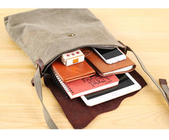 Leather Canvas Mens 12