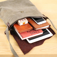 Leather Canvas Mens 12