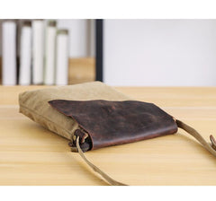 Leather Canvas Mens 12