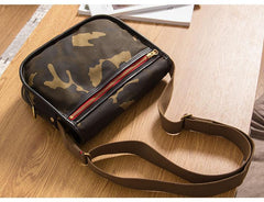 Canvas Mens Saddle Casual Camouflage Shoulder Bag Courier Bag Side Bag Messenger Bag for Men - imessengerbags