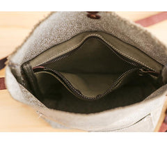 Canvas Mens Womens Small Side Bag Black Handbag Shoulder Bag Messenger Bag for Men - imessengerbags