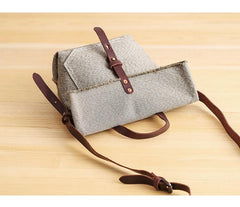 Canvas Mens Womens Small Side Bag Black Handbag Shoulder Bag Messenger Bag for Men - imessengerbags
