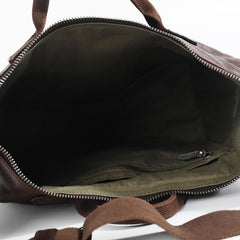 Casual Black Leather Mens 15 inches Tote Side Bag Large Messenger Bag Brown Tote Handbag Courier Bag for Men