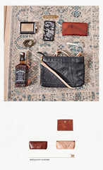 Casual Black Leather Mens 10'' Messenger Bag Brown Courier Bag Side Postman Bag For Men - imessengerbags