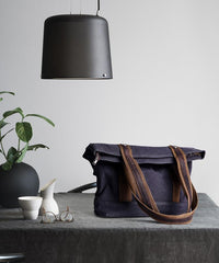 Casual Canvas Mens Womens Large 14‘’ Khaki Handbag Tote Bag Brown Shoulder Bag Tote Purse For Men - imessengerbags