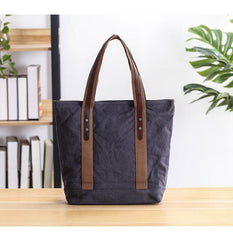 Casual Canvas Mens Womens Large 14‘’ Khaki Handbag Tote Bag Brown Shoulder Bag Tote Purse For Men - imessengerbags