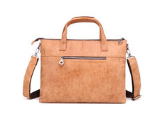 Vintage Fashion Leather Mens 13inch Briefcase Laptop Shoulder Bag Business Bag Handbag For Men - imessengerbags