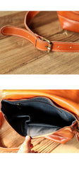 Casual Small Leather Mens Black Side Bag Brown Postman Bag Messenger Bag For Men - imessengerbags