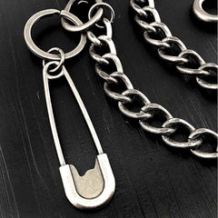 Cool Silver Mens STAINLESS STEEL Pants Chain Fashion Womens Jeans Chain Jean Chain Wallet Chain For Men - imessengerbags