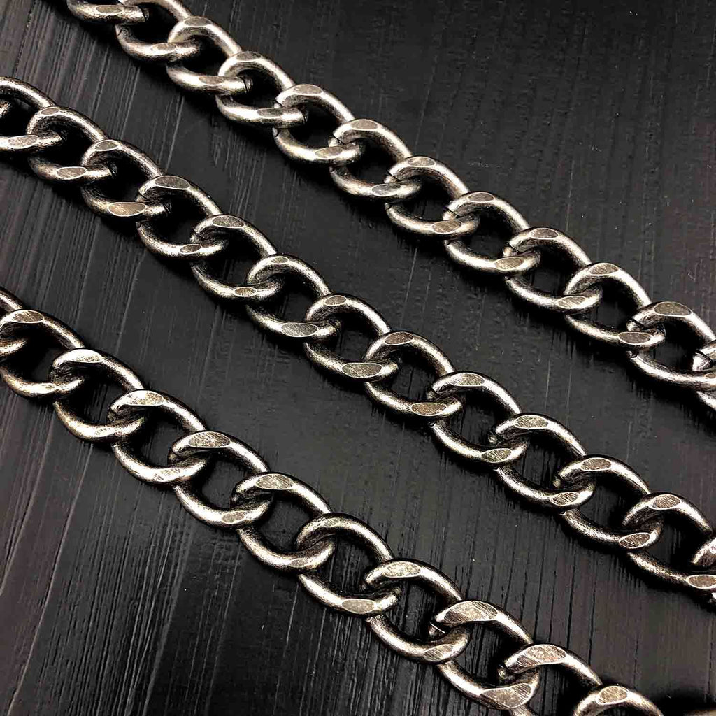 Cool Silver Tag Long Mens Pants Chain Military Tag Wallet Chain