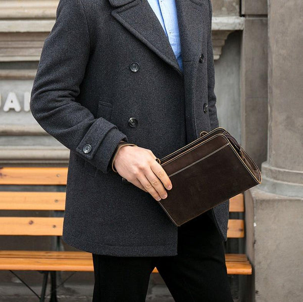 men's designer clutch bag Leather Men's Wristlet Bag Clutch Bag for Men Mens Clutch Bag Leather Clutch for Men