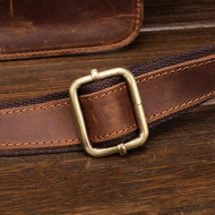 Classy Vintage LEATHER MEN'S  Cell Phone Holster Fanny Pack Waist Bag For Men - imessengerbags
