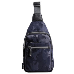 Cool Nylon Men's Sling Bag Camouflage Chest Bag Nylon One shoulder Backpack Sling Pack For Men - imessengerbags