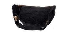 Cool Black Leather Mens Chest Bag Fanny Pack Waist Bags Coffee Leather Hip Bag Bum Bag For Men