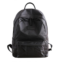 Cool Black Nylon Backpack Men's 14 inches Waterproof Backpack School Backpack For Men