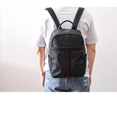 Cool Black Nylon Backpack Men's 14 inches Waterproof Backpack School Backpack For Men - imessengerbags