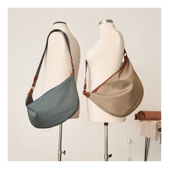 Fashion Nylon Mens Womens Khaki Messenger Bags Nylon Side Bag Shoulder Bag for Men Women - imessengerbags