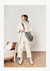 Fashion Nylon Mens Womens Khaki Messenger Bags Nylon Side Bag Shoulder Bag for Men Women - imessengerbags
